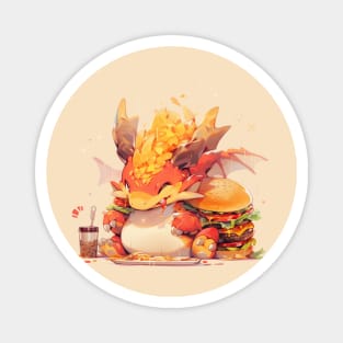 Junk food Dragon Magnet